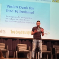HERO aus Schweinfurt steht auf der Bühne des Symposiums 2022
